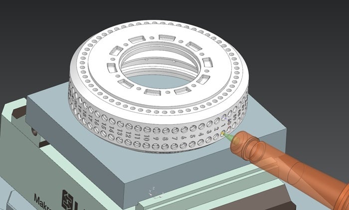 CNC Machining 3D Toroid Ring