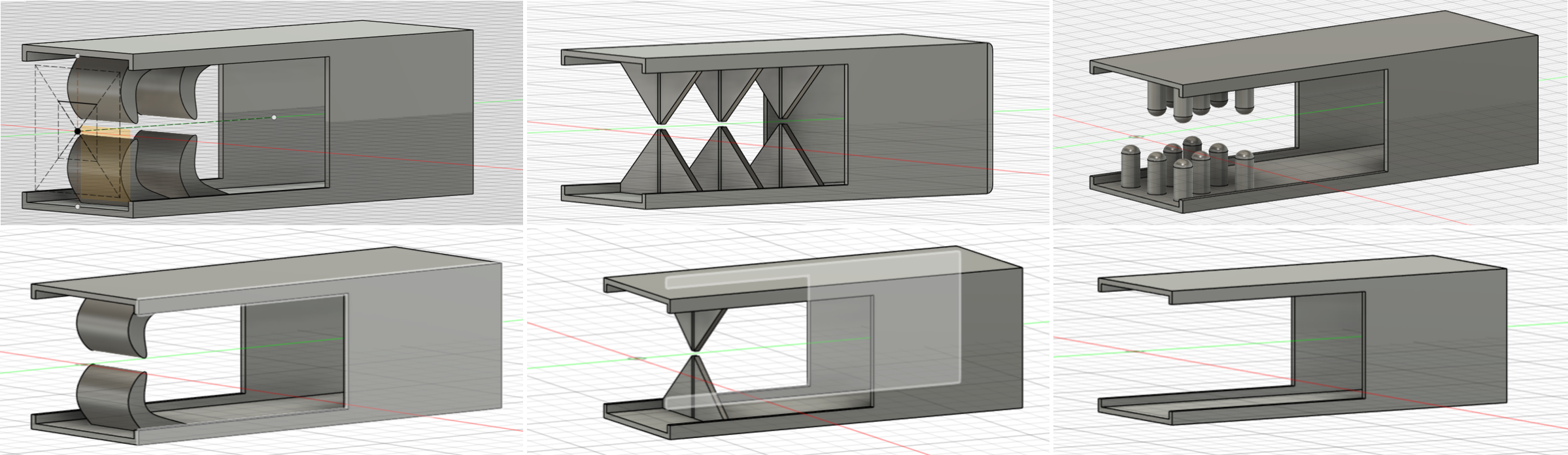 Clip insert designs