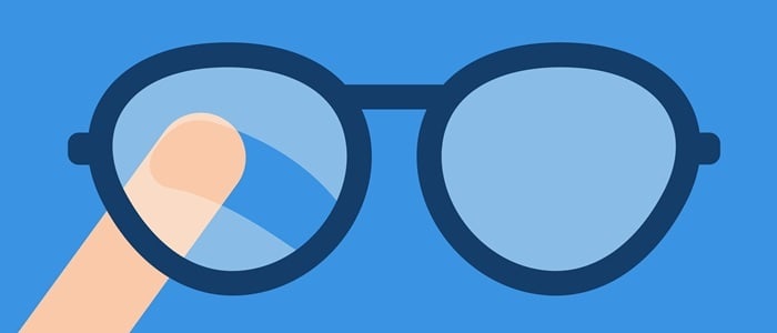 Condensation on glasses