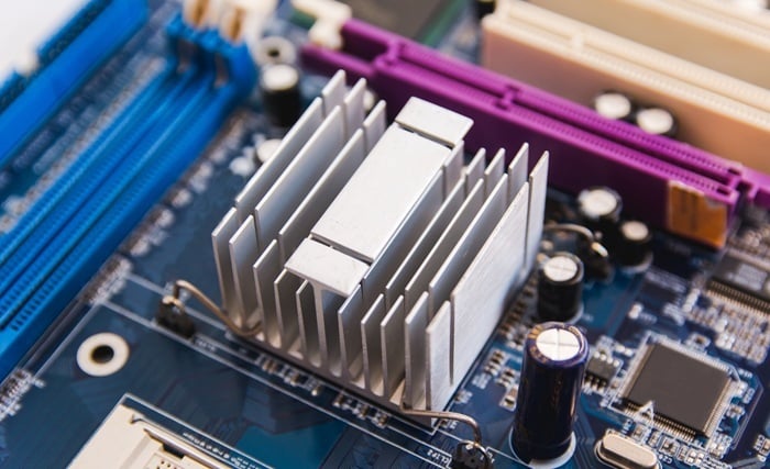 Heat sink on PCB Board