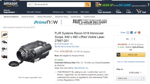 Mnocular on Amazon