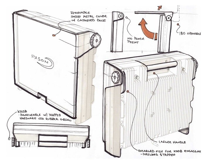 Passon Touchscreen Display Design Drawings